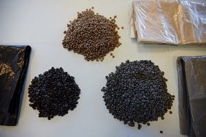 The Daly Plastics polyethylene regranulate has the same properties as virgin material. The only difference is its appearance. The recyclate is sold and the cycle starts all over again.