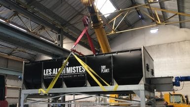 Tidy Planet Ships Bespoke Composter to Island in Paris’s River Seine