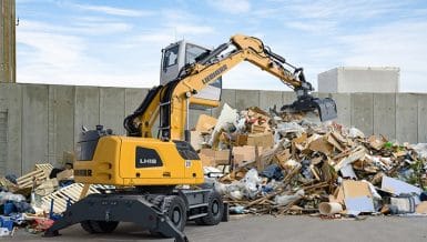 Liebherr to Present Material Handling Machines for Recycling Application