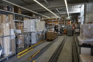 Incoming Goods Area in a Hornbach megastore