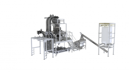 Mini Z Conveyor for Conveying Recycled Materials