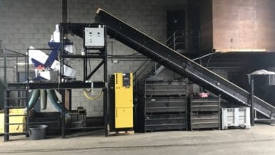 Processing Line Separates Different Parts E-Motors