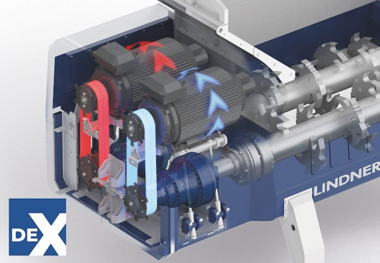Lindner’s DEX Drive for Twin-Shaft Shredders Wins the Global CemFuels Award for Innovation of the Year