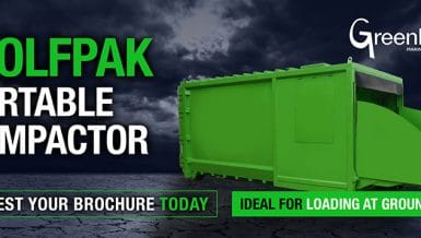 Wolfpak Portable Compactor for Bulky Waste