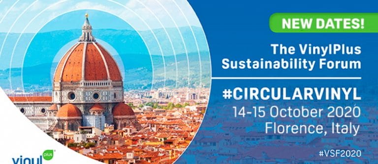 New Dates in October Announced for VinylPlus Sustainability Forum 2020
