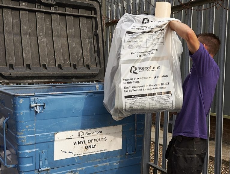 Recofloor Collects its 5,000th Tonne of Waste Vinyl Flooring