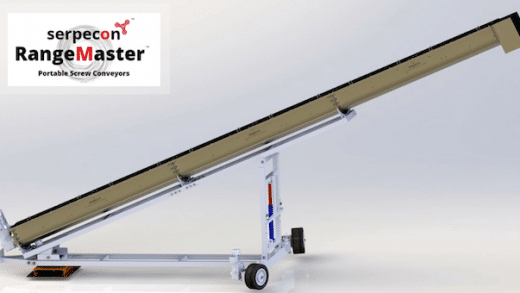 Powerful RangeMaster Portable Screw Conveyor