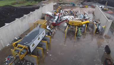 Crapper & Sons Ltd hire In Kiverco Modular Range During Planning and Construction of full MRF
