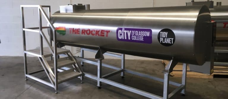 Rocket Composter Enables the College to Process 26 Tonnes of Food Waste On-Site