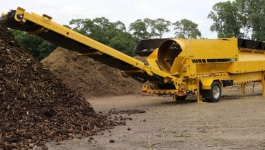 Vermeer Introduces New TR5300EM Trommel Screen For compost, topsoil and wood waste operations