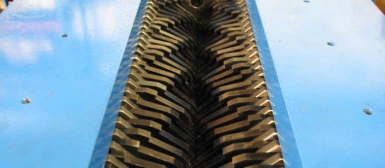 Knives Out: Shredding Plastics to Size in Single Pass