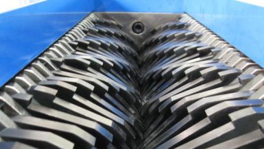 Shred Plastics and a Wide Variety of Materials to Size in Single Pass