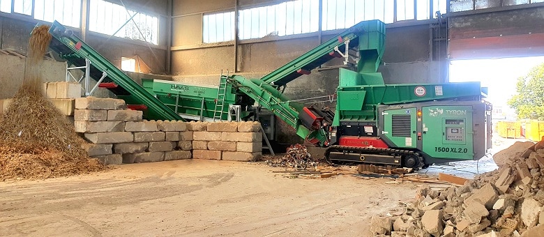 Processing Waste Wood into Biomass Fuel