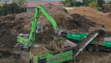 Modern Green Waste Recycling At Disposal Specialist Hahn