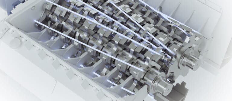 Lindner’s Patented Twin-Shaft Cutting System Ensures Precision with Maximum Efficiency