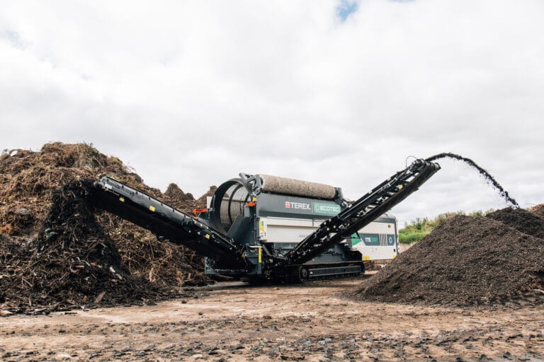 Compact and Efficient Screening with Terex Ecotec’s New TTS 518 Trommel