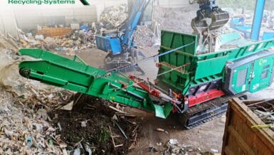 AKS Skip Hire Choose HAAS TYRON For C&D Shredding