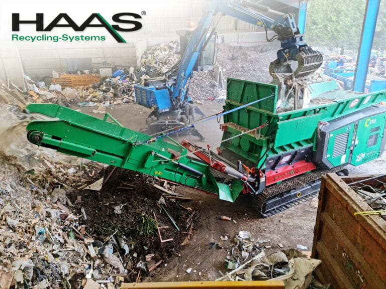 AKS Skip Hire Choose HAAS TYRON For C&D Shredding
