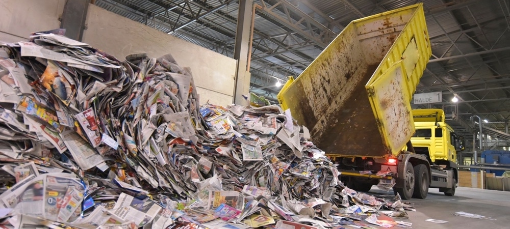 paragraph on recycling of paper