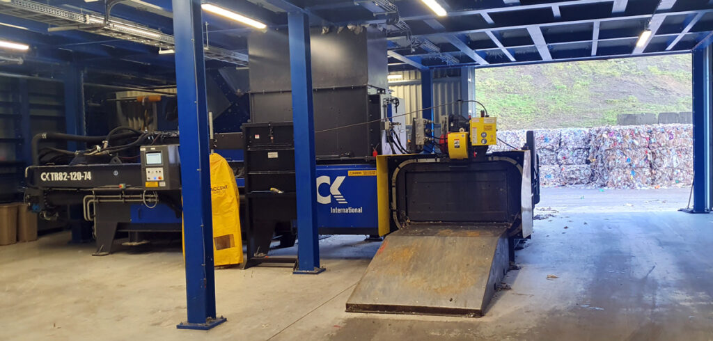 CK International Works with Plant Builder to Deliver a High-Density Baling Solution for DMR