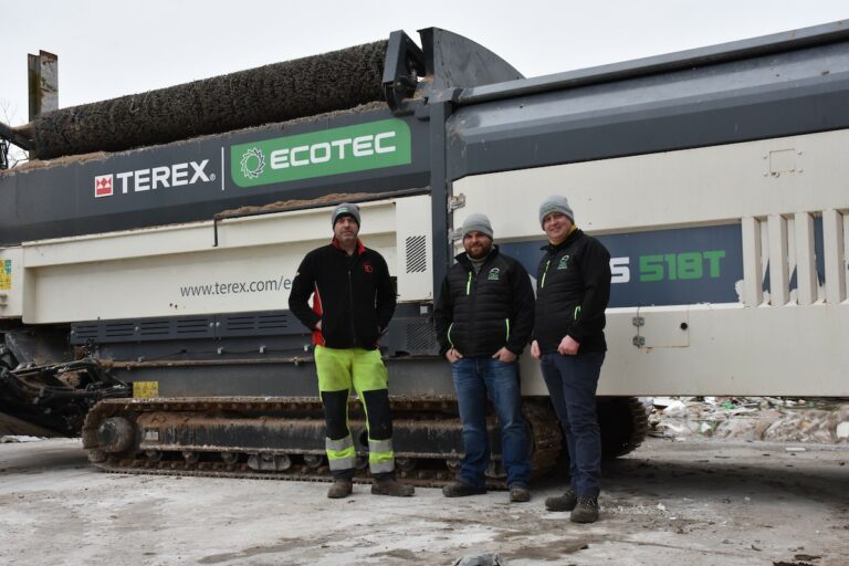 Terex Ecotec's New TTS 518T Trommel Proves its Performance at R. Heatrick Ltd