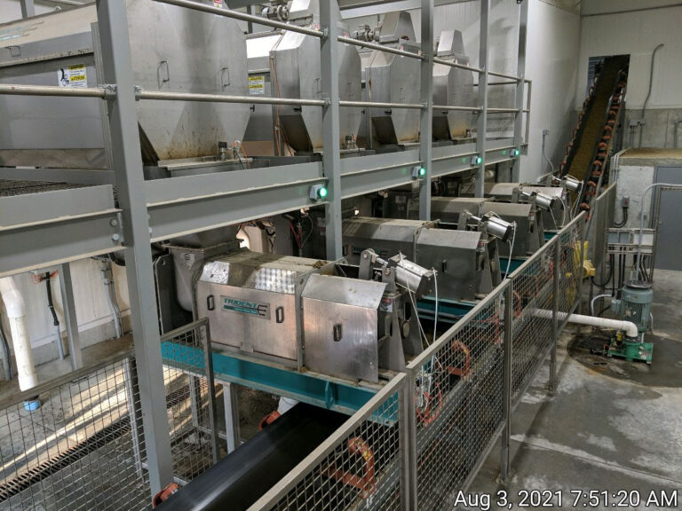 Increasing Screw Press Moisture Removal