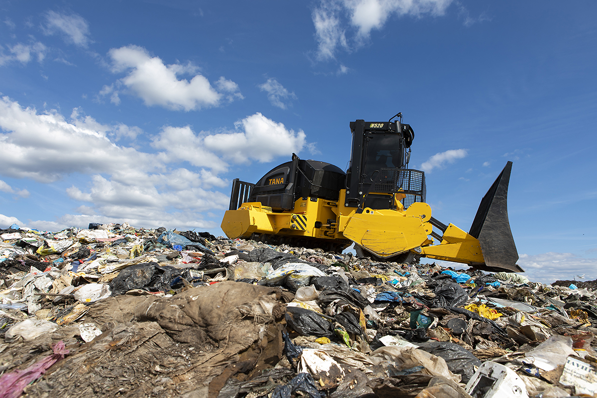 Landfill compactor