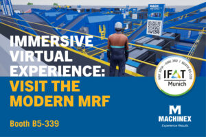 Immersive Virtual Experience in a Modern MRF at IFAT Booth #339