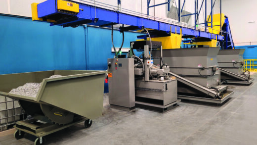 Metal Chip Conveyor System Helps a Major Aerospace Company’s Operation Take Off