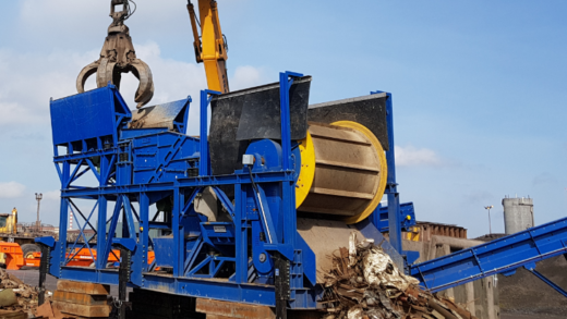 InterVIB Vibratory Screen Improves Scrap Metal Quality