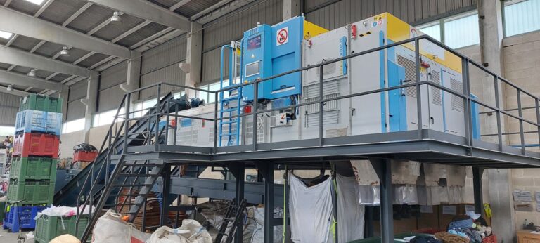 Textile Recycling Cutting-Edge Application At Insertega, Spain