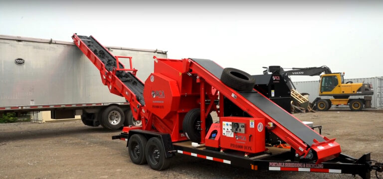 Portable Tire Recycling Reaches New Heights
