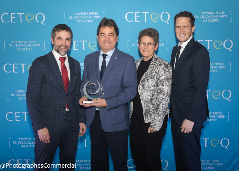 Pierre Paré, CEO of Machinex Group, Receives the Pierre-Lachance Award at the Envirolys Gala