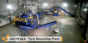 FORNNAX 10 Ton per Hour Tyre Recycling Plant