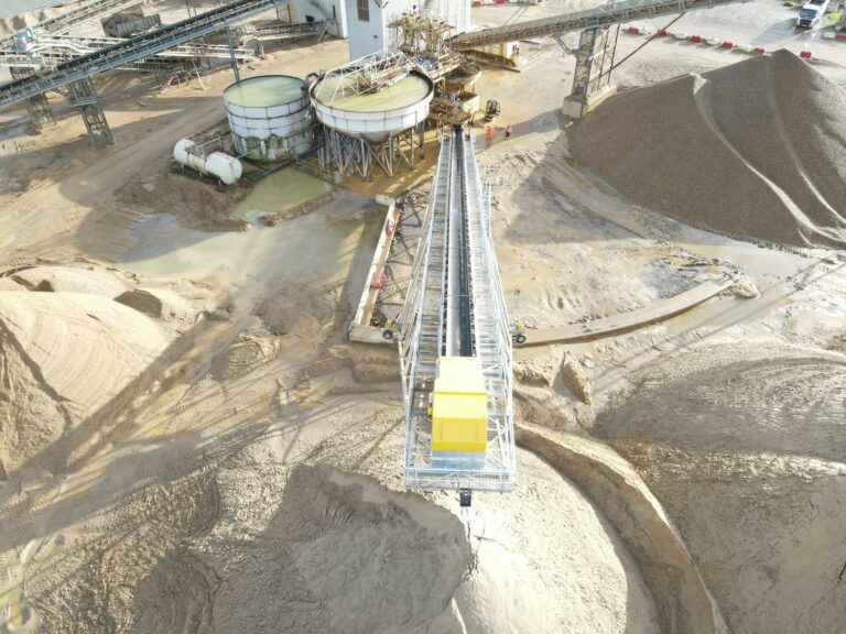 Heidelberg Materials UK Commissions 60m Radial Stacker Conveyor From QMS
