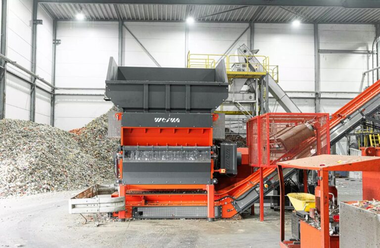 Shredder Quartet for Aufderhaar Kunststof Recycling in the Netherlands