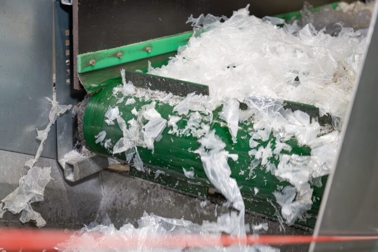 LDPE Film Recycling With WEIMA Shredder at RKW in Belgium