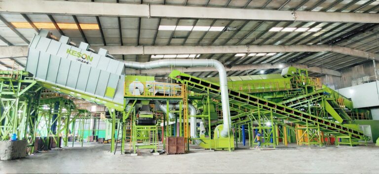 KESON Built Its MSW Recyclables Utilization Project in Henan, China as A Demonstration One