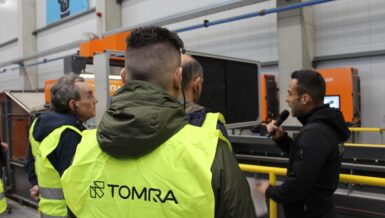 Project Partners From EcoReFibre Visit TOMRA Facilities to Investigate Advanced Wood Sorting Solutions