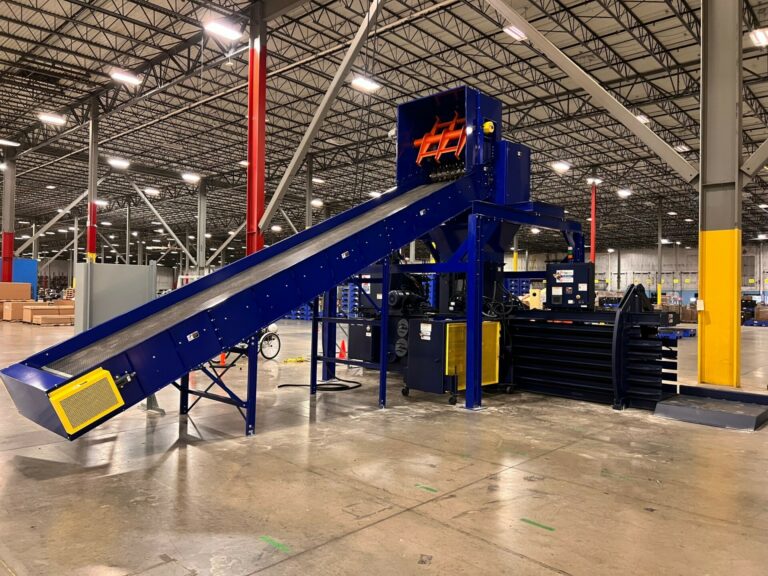 Enhanced Recycling with AMOS Manufacturing's Corrugated Cardboard Shredder