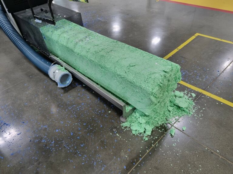 Volume Reduction of XPS and EPE for Recycling Purposes