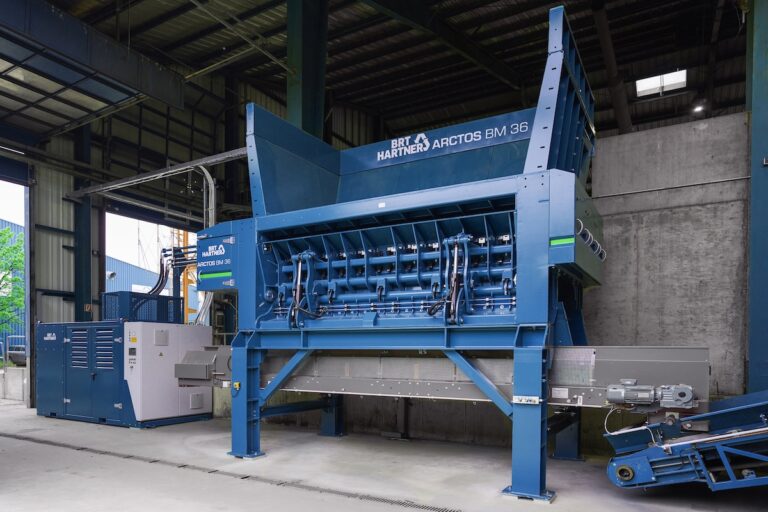 New Solution From Biomass to Municipal Solid Waste BRT HARTNER Presents ARCTOS Shredder