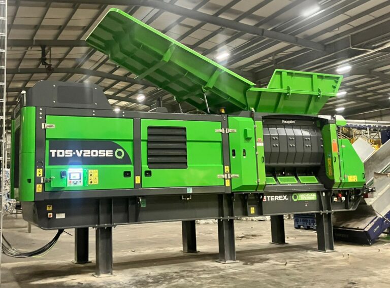 Terex Recycling Systems Introduces the TDS-V20SE Electric Shredder