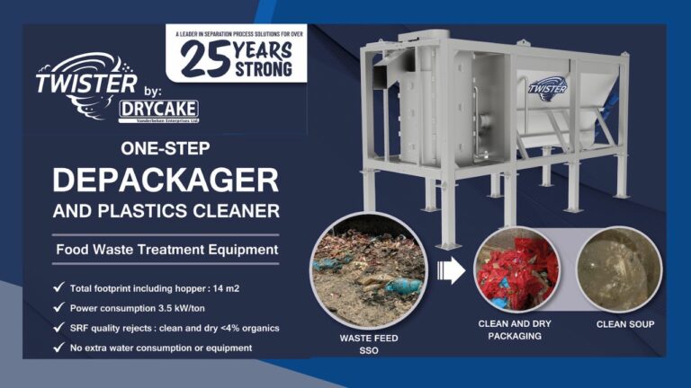 Slash Your Costs and Boost Income with the Drycake Twister Depackaging System