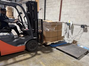 Skidweigh SC2 Lift Truck Scale Helps With Inventory Management and Avoiding Material Contamination