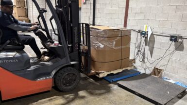 Skidweigh SC2 Lift Truck Scale Helps With Inventory Management and Avoiding Material Contamination