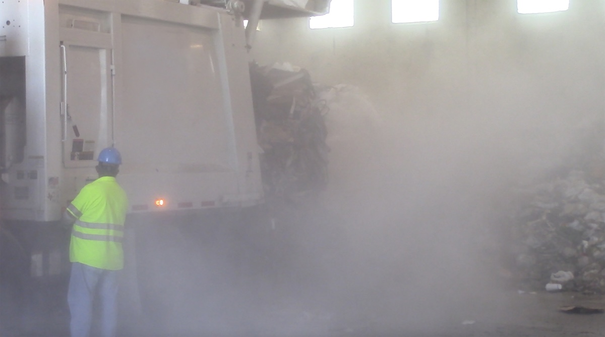 Controlling Dust & Odor at Indoor MSW & Recycling Facilities