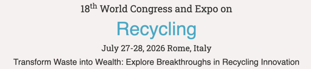 World Congress and Expo on Recycling