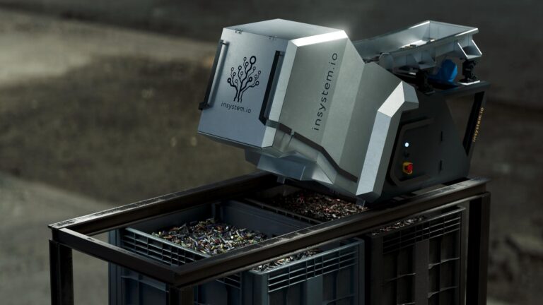 Removing Batteries from Municipal Waste Has Been Challenging for Decades. Dutch Startup inSystem.io Now Automates It at 96%+ Purity