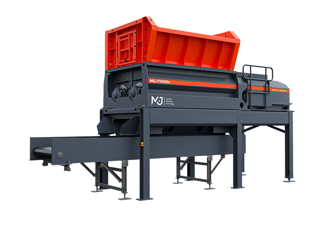 M&J P3000e process bulky and commercial & industrial (C&I) waste